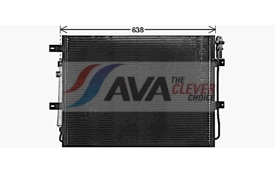 Condenseur, climatisation AU5346D Ava Quality Cooling, Image 2