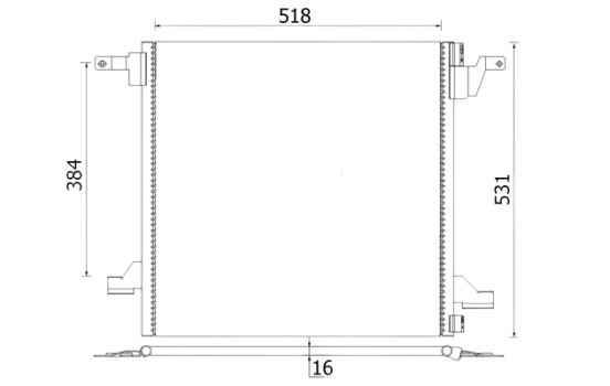 Condenseur, climatisation BEHR