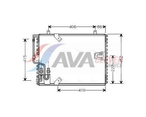 Condenseur, climatisation BW5183 Ava Quality Cooling
