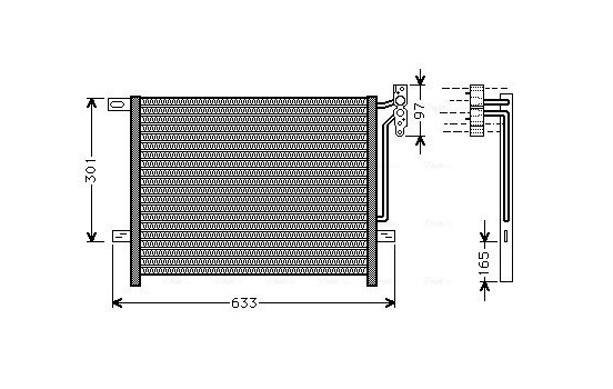 Condenseur, climatisation BW5203 Ava Quality Cooling