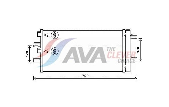 Condenseur, climatisation BW5550D Ava Quality Cooling, Image 2
