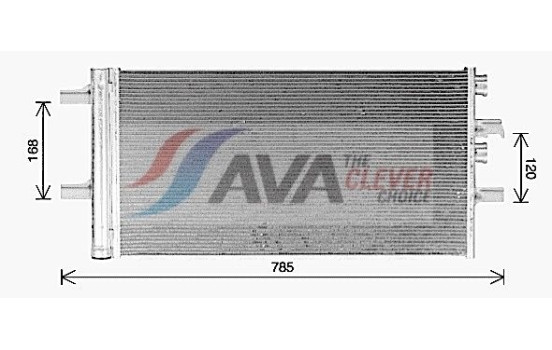 Condenseur, climatisation BW5603D Ava Quality Cooling
