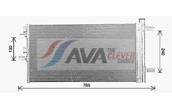 Condenseur, climatisation BW5606D Ava Quality Cooling, Image 2
