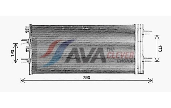 Condenseur, climatisation BW5617D Ava Quality Cooling, Image 2