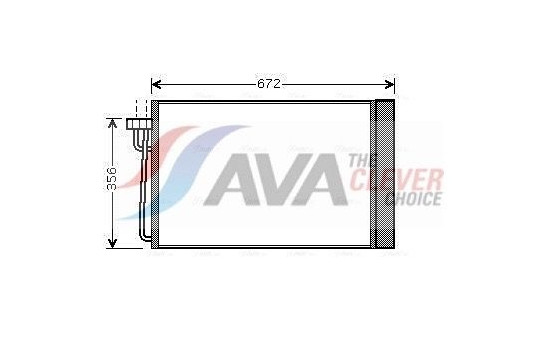 Condenseur, climatisation BWA5267D Ava Quality Cooling, Image 2