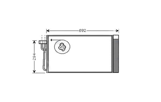 Condenseur, climatisation BWA5273D Ava Quality Cooling