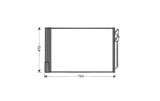 Condenseur, climatisation BWA5370D Ava Quality Cooling