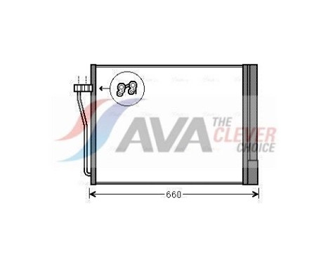 Condenseur, climatisation BWA5371D Ava Quality Cooling