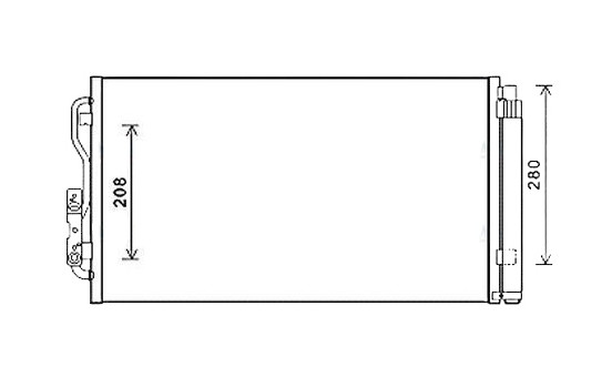 Condenseur, climatisation BWA5434D Ava Quality Cooling