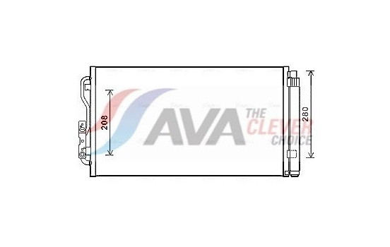 Condenseur, climatisation BWA5434D Ava Quality Cooling, Image 2
