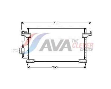 Condenseur, climatisation CN5085 Ava Quality Cooling