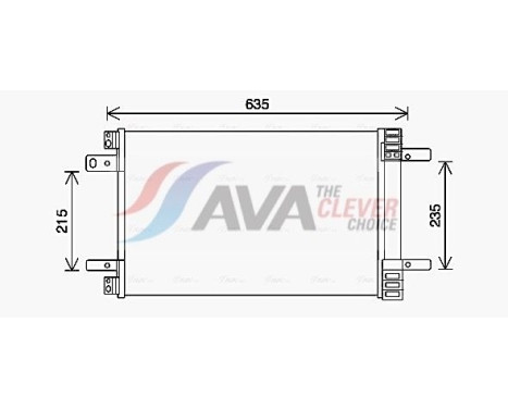 Condenseur, climatisation CN5311D Ava Quality Cooling