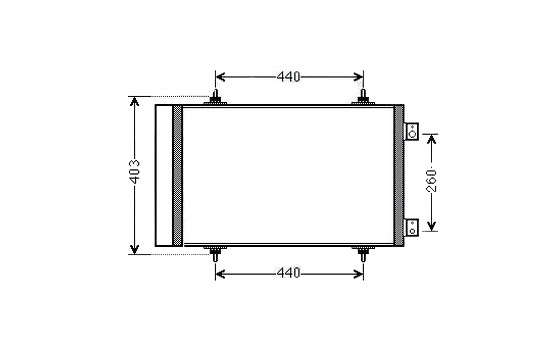 Condenseur, climatisation CNA5263D Ava Quality Cooling