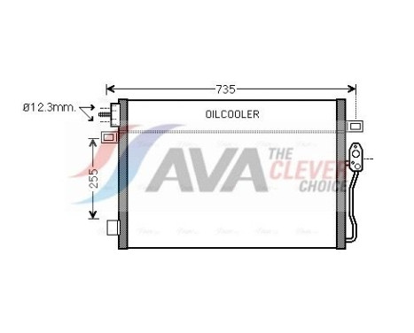 Condenseur, climatisation CR5100 Ava Quality Cooling