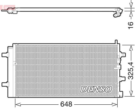 Condenseur, climatisation DCN02002 Denso