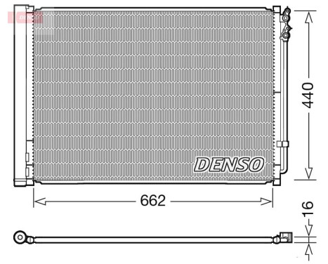 Condenseur, climatisation DCN05032 Denso