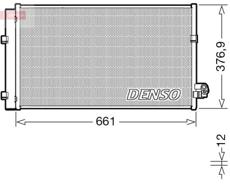Condenseur, climatisation DCN05106 Denso