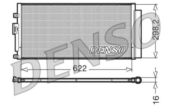 Condenseur, climatisation DCN09046 Denso, Image 3
