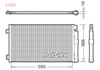 Condenseur, climatisation DCN09147 Denso