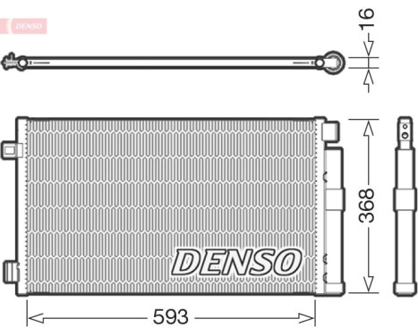 Condenseur, climatisation DCN09147 Denso