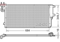 Condenseur, climatisation DCN10045 Denso