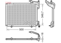 Condenseur, climatisation DCN10054 Denso
