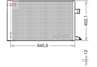 Condenseur, climatisation DCN11009 Denso