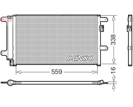 Condenseur, climatisation DCN12007 Denso