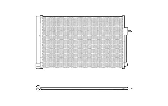 Condenseur, climatisation DCN15001 Denso