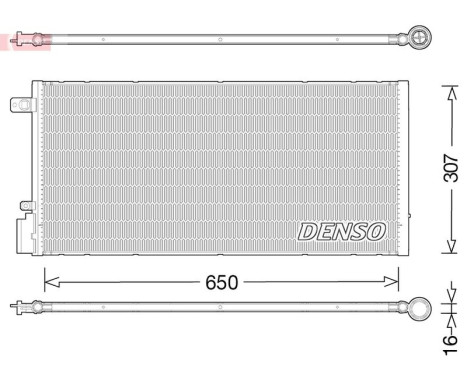 Condenseur, climatisation DCN15005 Denso