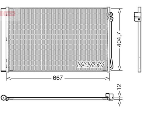 Condenseur, climatisation DCN17062 Denso