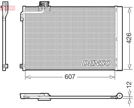 Condenseur, climatisation DCN17064 Denso