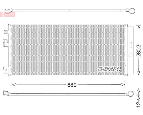 Condenseur, climatisation DCN20023 Denso