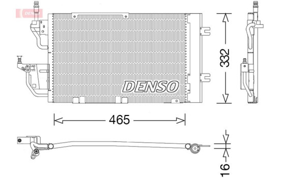 Condenseur, climatisation DCN20037 Denso, Image 3