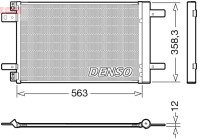Condenseur, climatisation DCN21032 Denso
