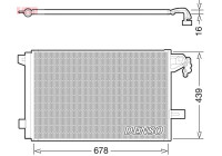 Condenseur, climatisation DCN32063 Denso