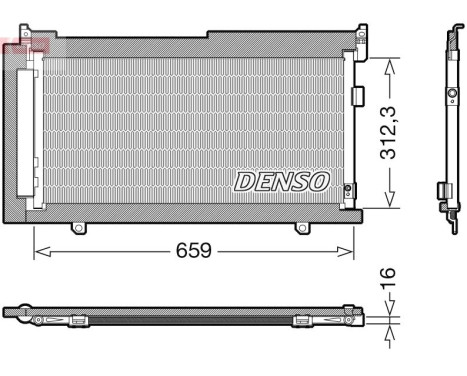 Condenseur, climatisation DCN36006 Denso