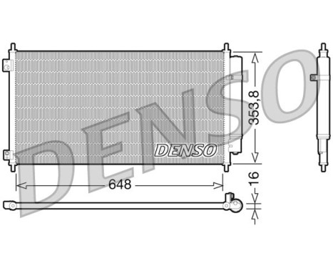 Condenseur, climatisation DCN40010 Denso