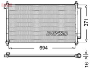 Condenseur, climatisation DCN40012 Denso