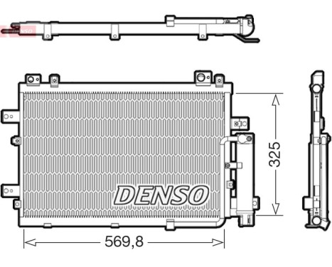 Condenseur, climatisation DCN41030 Denso