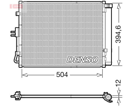 Condenseur, climatisation DCN43005 Denso