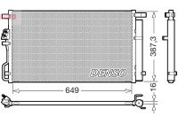 Condenseur, climatisation DCN43017 Denso