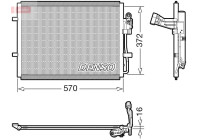 Condenseur, climatisation DCN44016 Denso