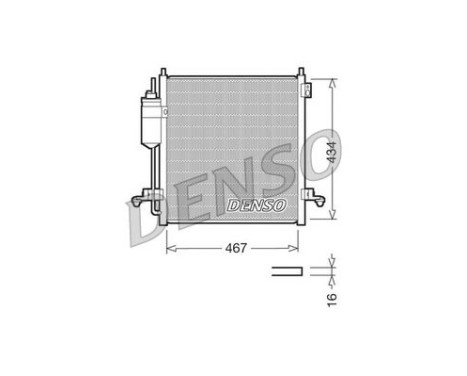 Condenseur, climatisation DCN45001 Denso