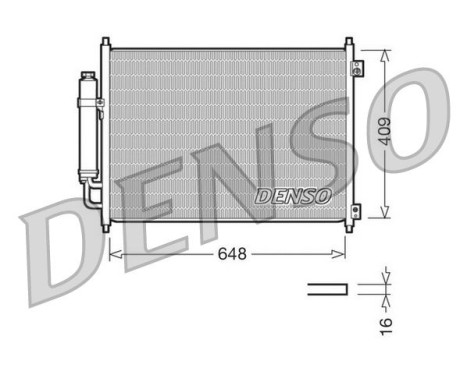 Condenseur, climatisation DCN46001 Denso