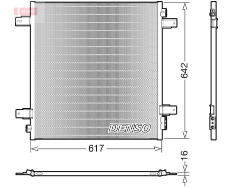 Condenseur, climatisation DCN46027 Denso