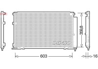 Condenseur, climatisation DCN50047 Denso