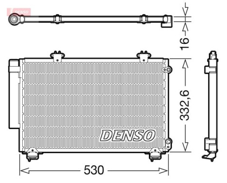 Condenseur, climatisation DCN50060 Denso
