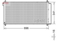 Condenseur, climatisation DCN50121 Denso