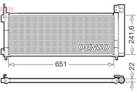 Condenseur, climatisation DCN50123 Denso